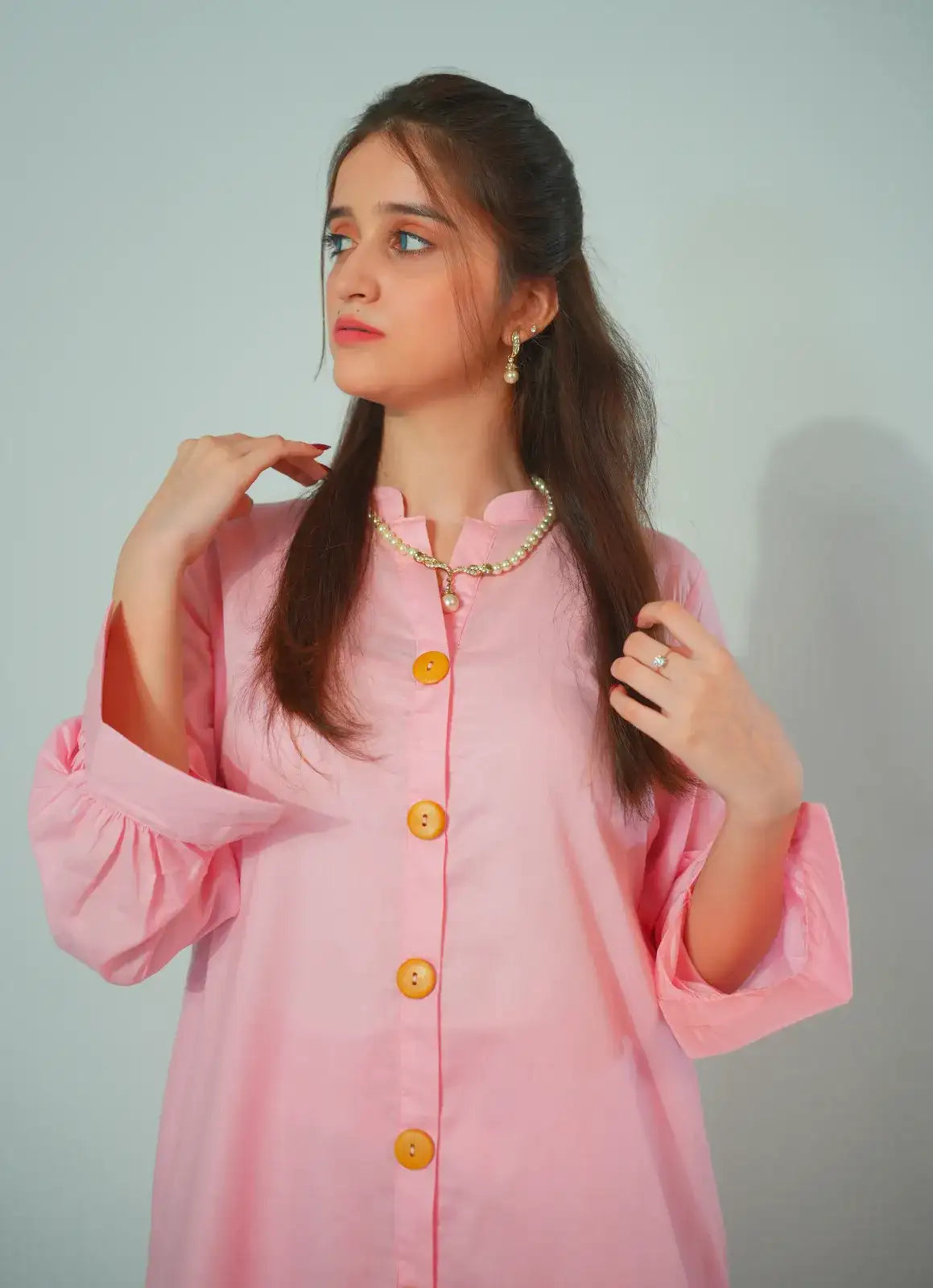 Solid Pink 2 Piece Luxe Drop