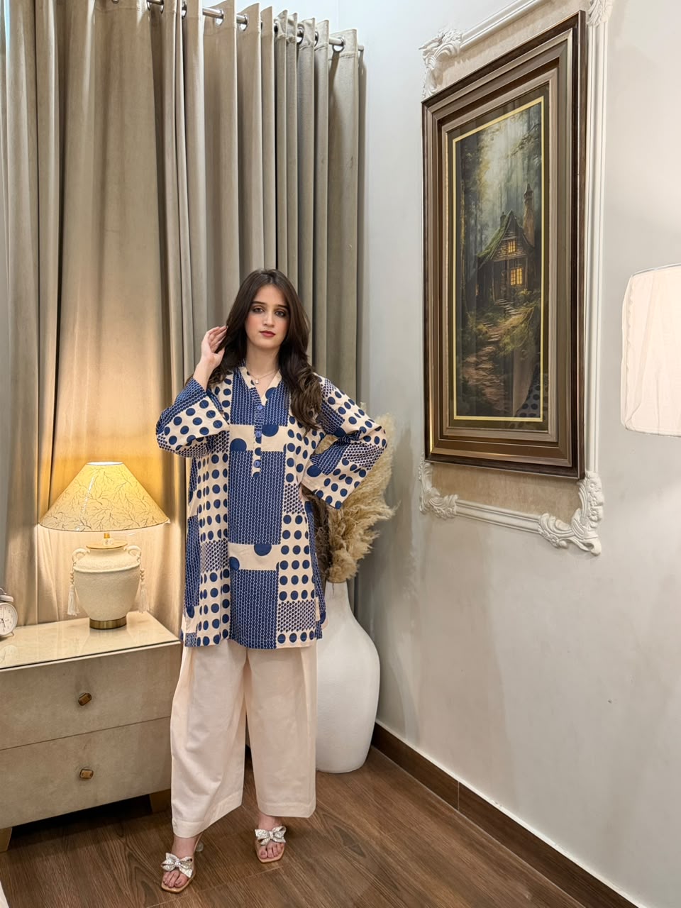 Moon Light 2 Piece Print Suit