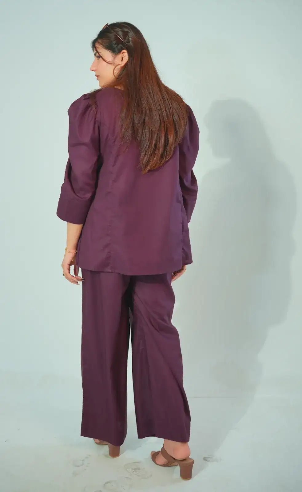 Solid Purple 2 Piece Luxe Drop