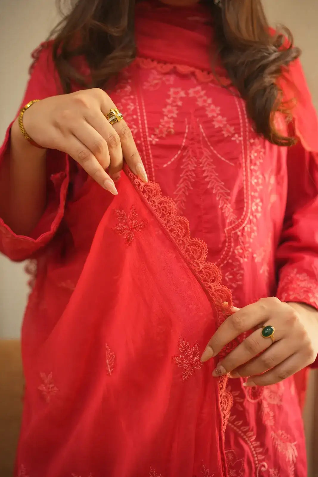 3 Piece SP Embroidered Suit