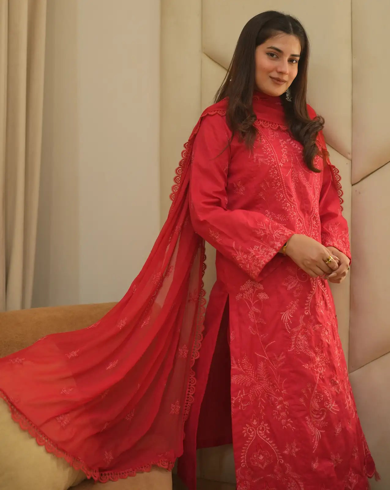 3 Piece SP Embroidered Suit